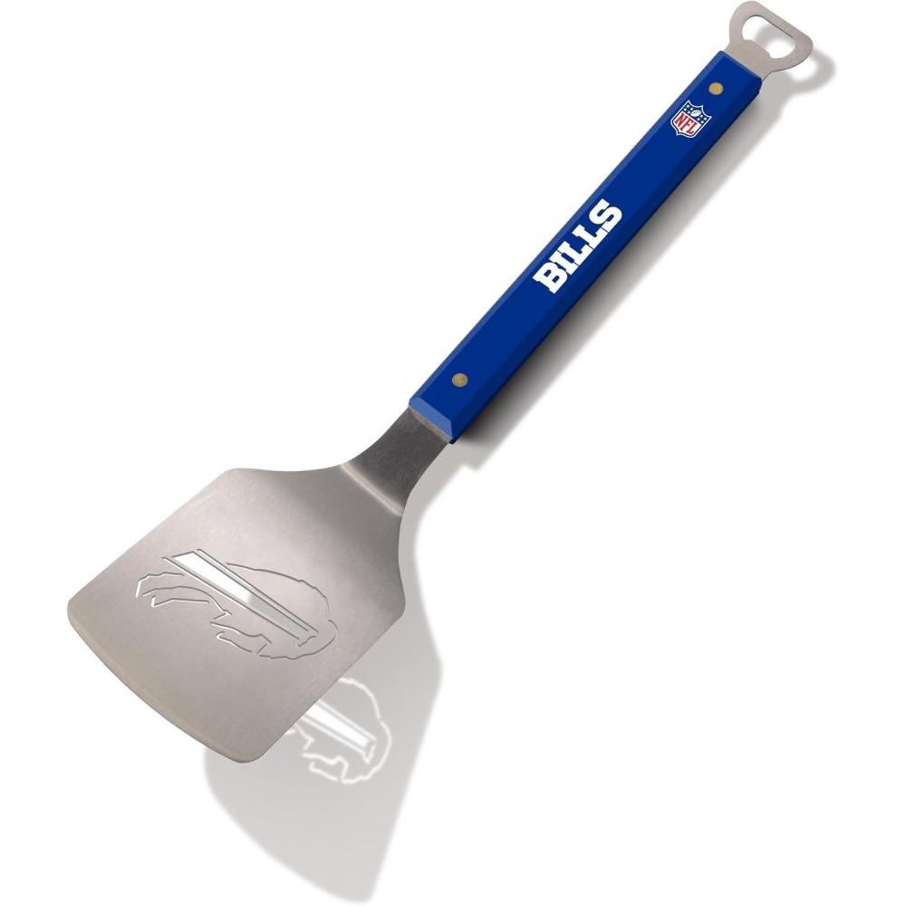 imageYouTheFan NFL 18quot Stainless Steel Sportula Spatula with Bottle OpenerBuffalo Bills