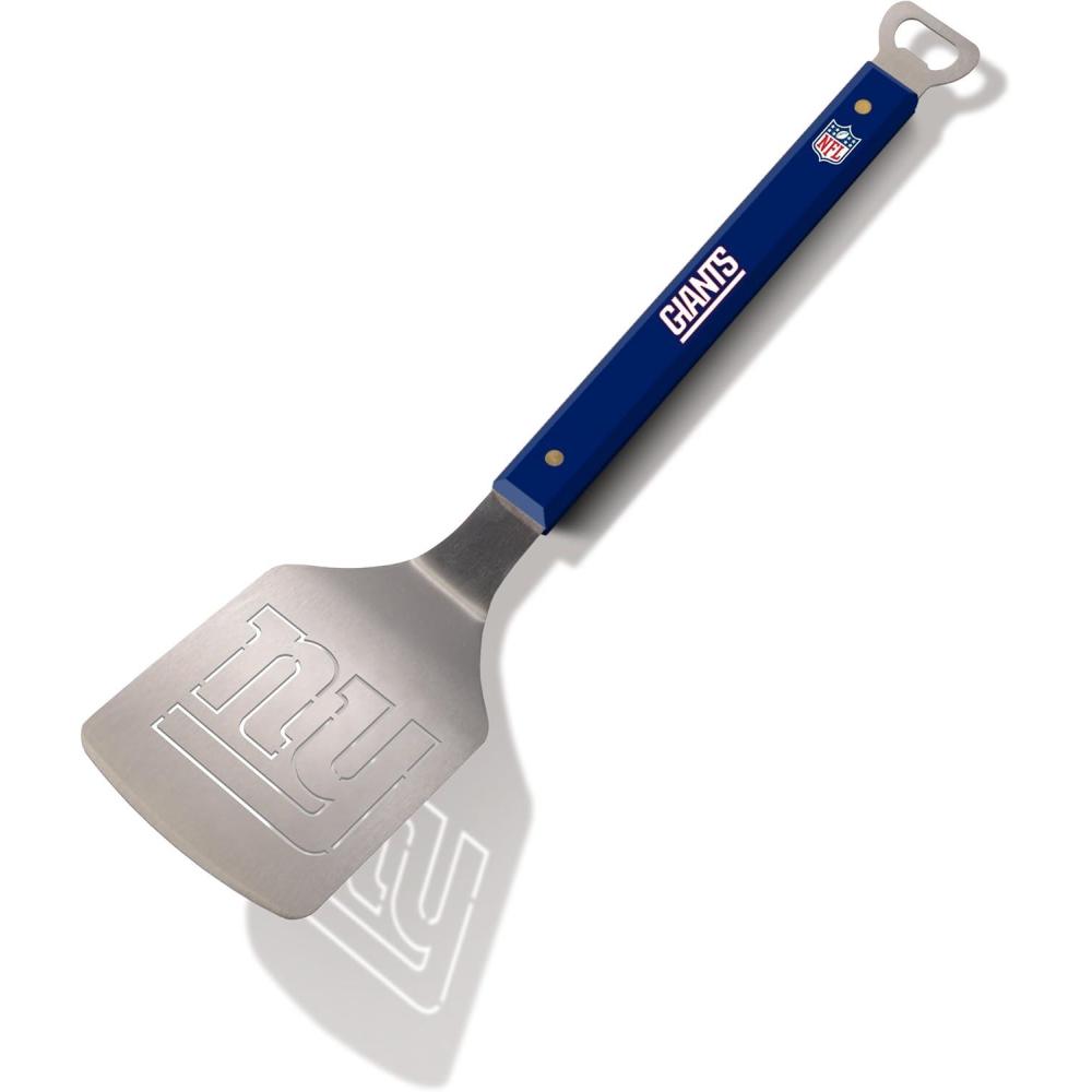 imageYouTheFan NFL 18quot Stainless Steel Sportula Spatula with Bottle OpenerNew York Giants