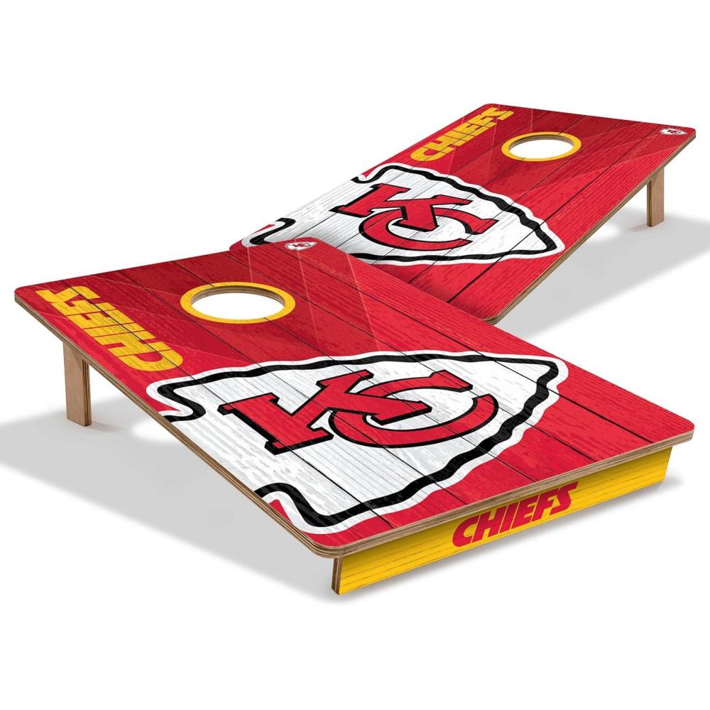 imageYouTheFan NFL 2 x 3 Wood Cornhole GameKansas City Chiefs