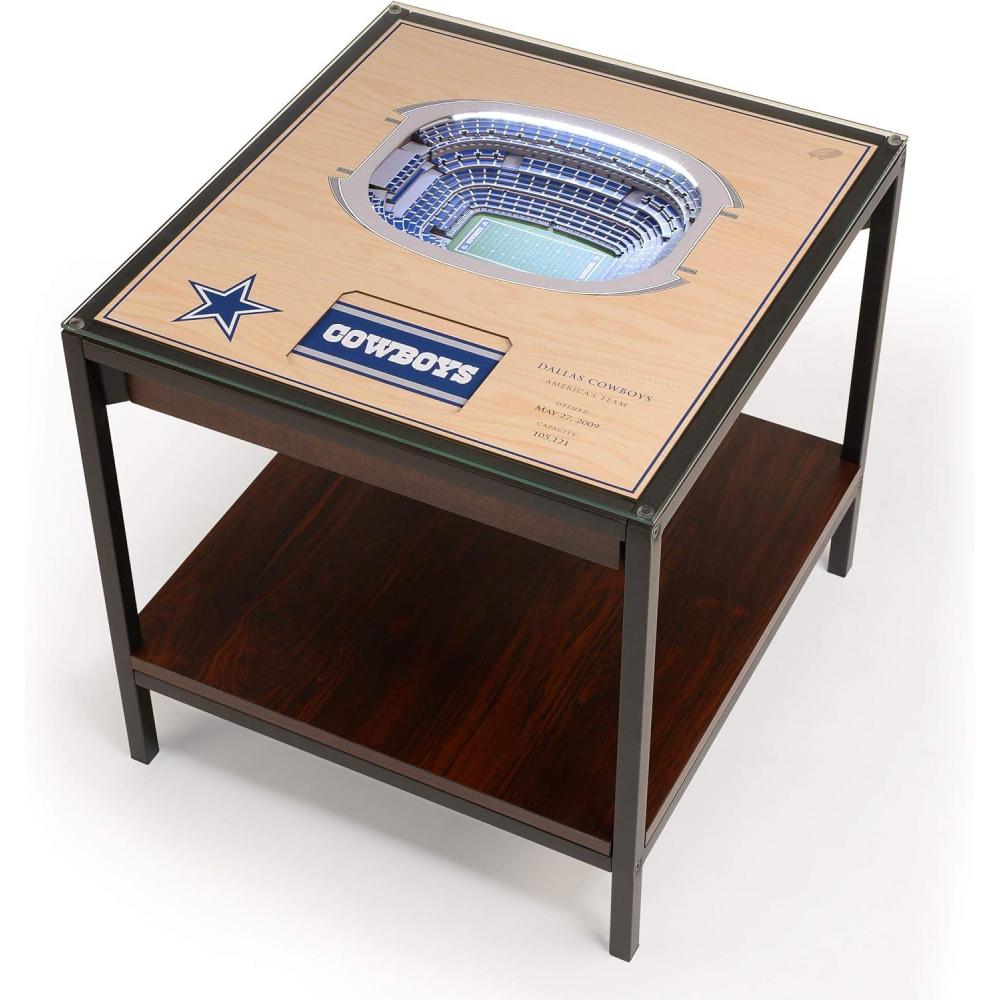 imageYouTheFan NFL 25Layer StadiumViews Lighted End TableDallas Cowboys