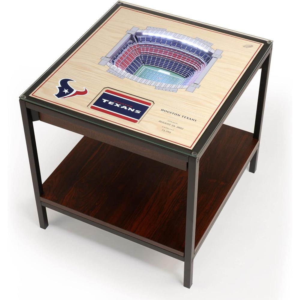 imageYouTheFan NFL 25Layer StadiumViews Lighted End TableHouston Texans
