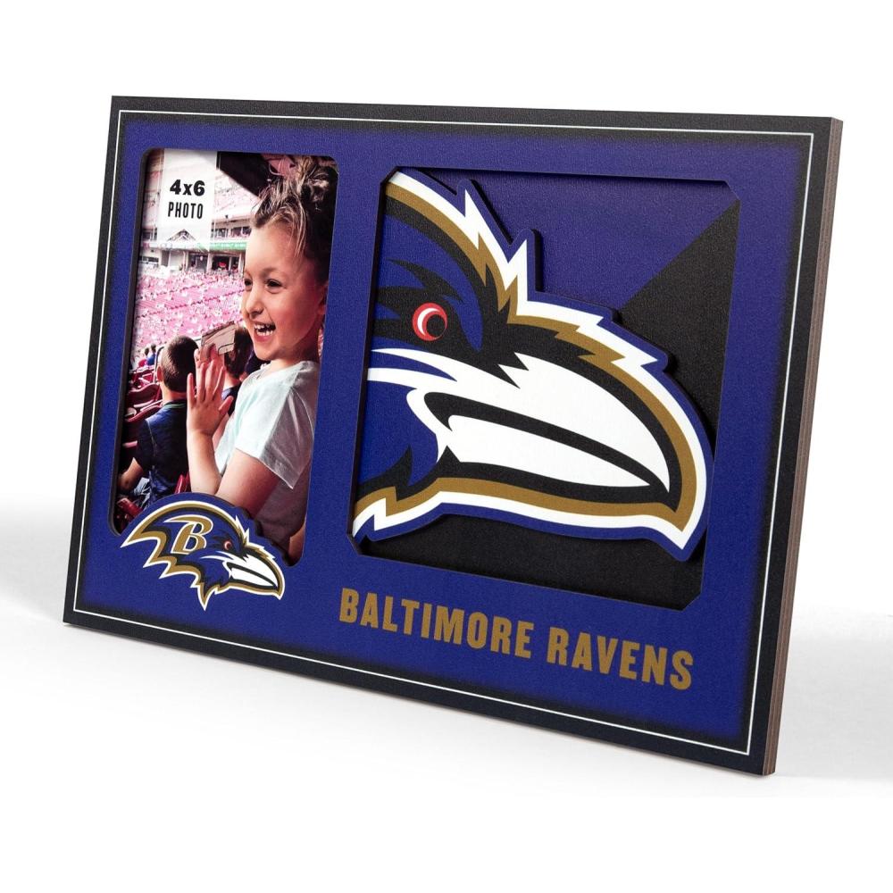 imageYouTheFan NFL 3D Logo Picture FrameBaltimore Ravens