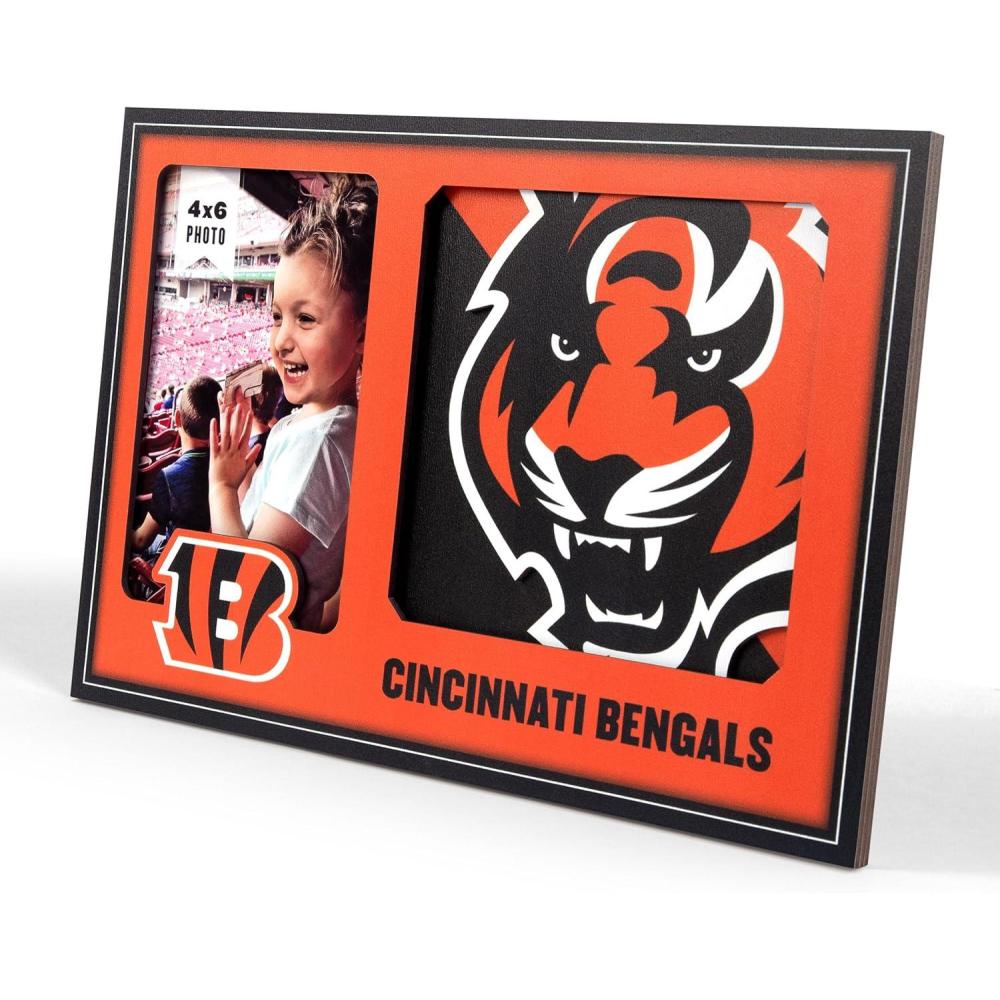 imageYouTheFan NFL 3D Logo Picture FrameCincinnati Bengals