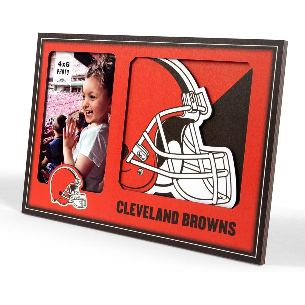 imageYouTheFan NFL 3D Logo Picture FrameCleveland Browns