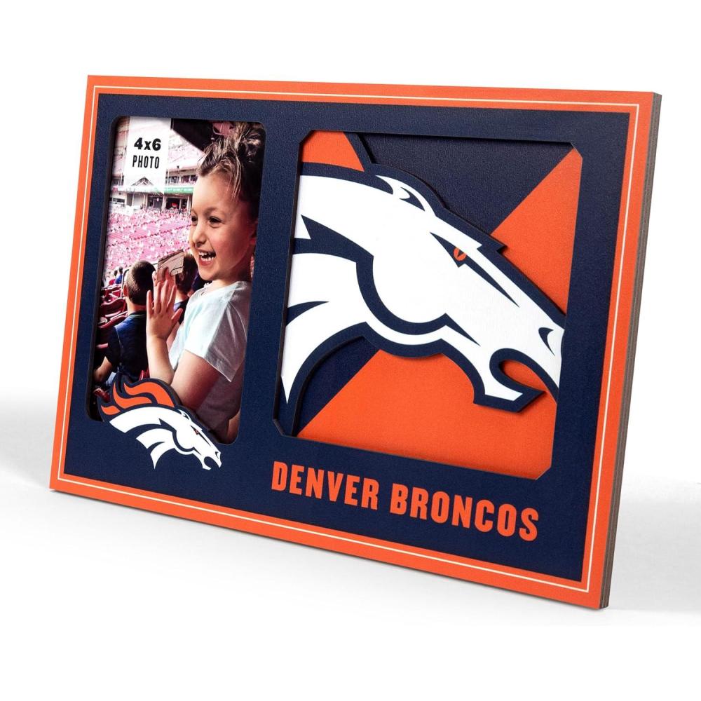 imageYouTheFan NFL 3D Logo Picture FrameDenver Broncos