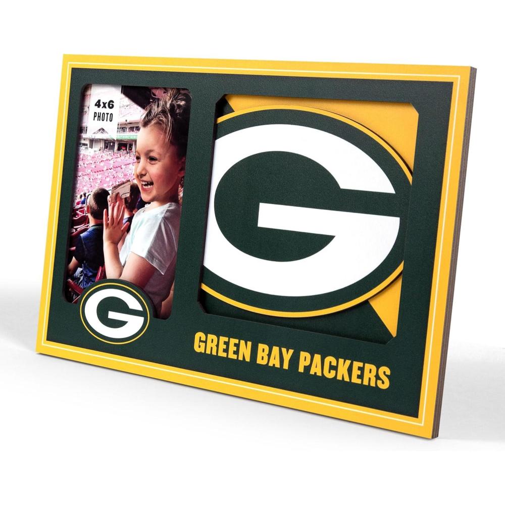 imageYouTheFan NFL 3D Logo Picture FrameGreen Bay Packers