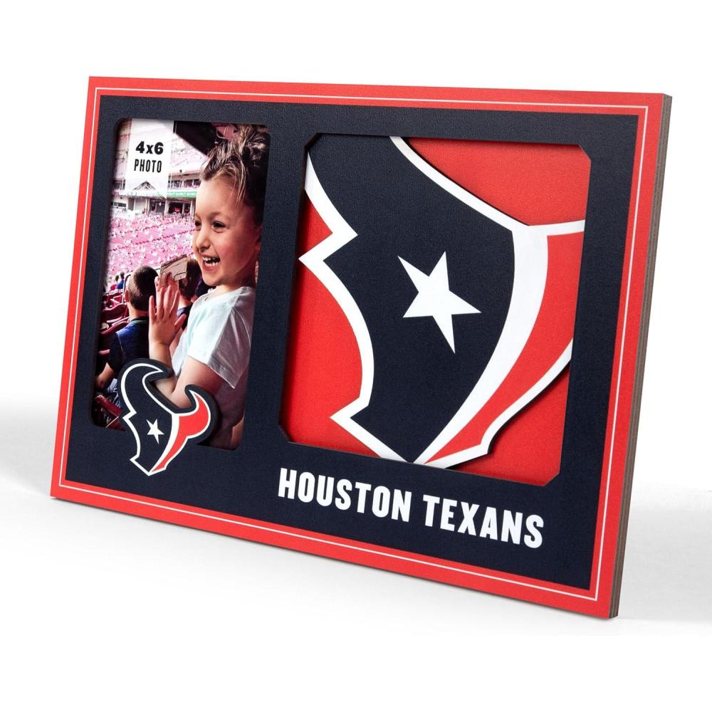 imageYouTheFan NFL 3D Logo Picture FrameHouston Texans