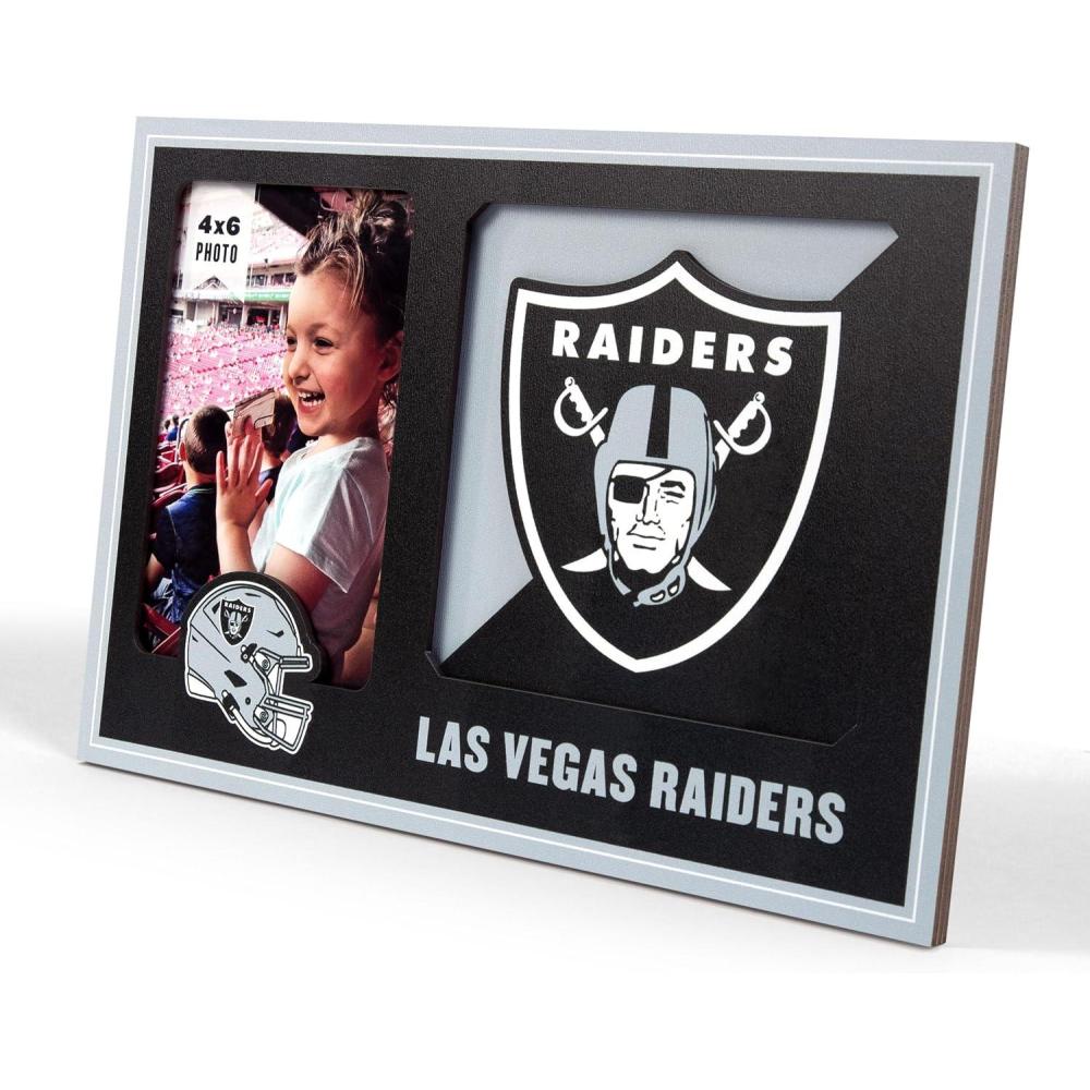 imageYouTheFan NFL 3D Logo Picture FrameLas Vegas Raiders