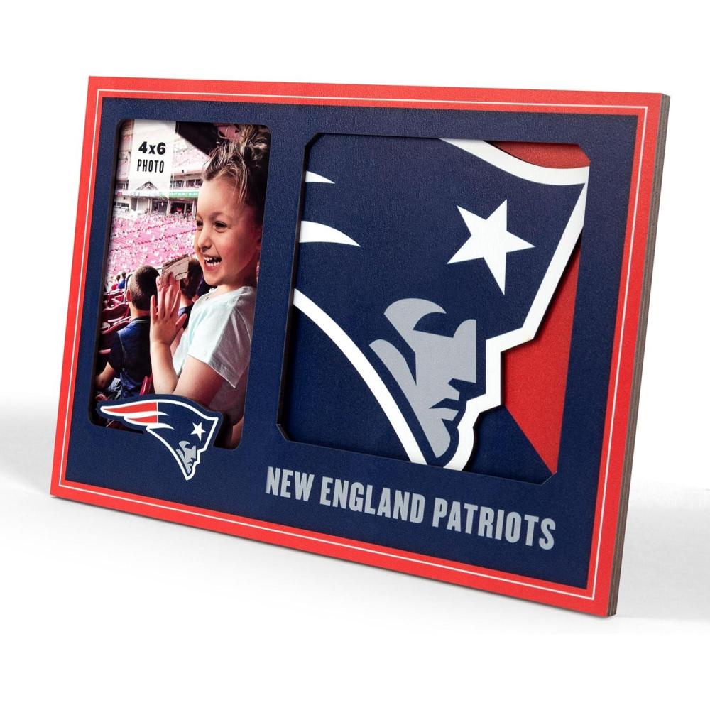 imageYouTheFan NFL 3D Logo Picture FrameNew England Patriots