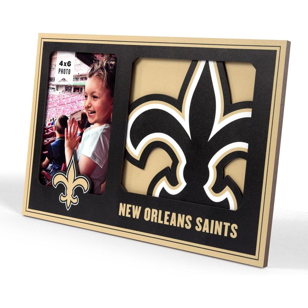 imageYouTheFan NFL 3D Logo Picture FrameNew Orleans Saints