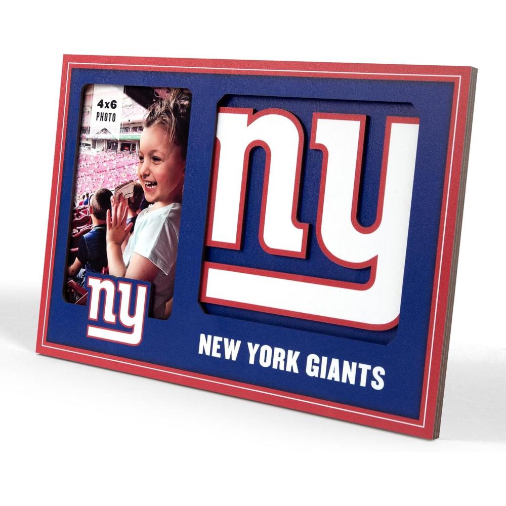 imageYouTheFan NFL 3D Logo Picture FrameNew York Giants