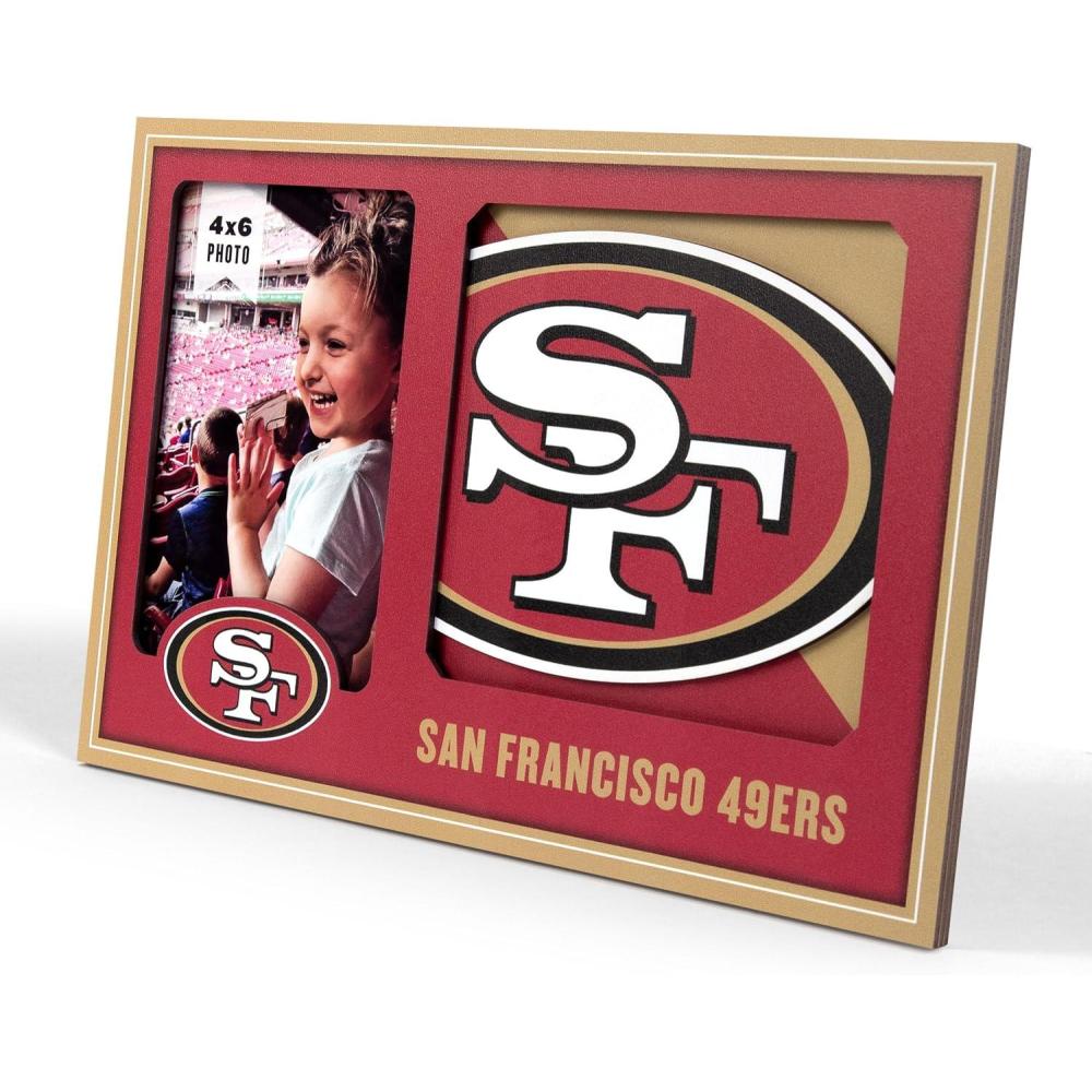 imageYouTheFan NFL 3D Logo Picture FrameSan Francisco 49ers