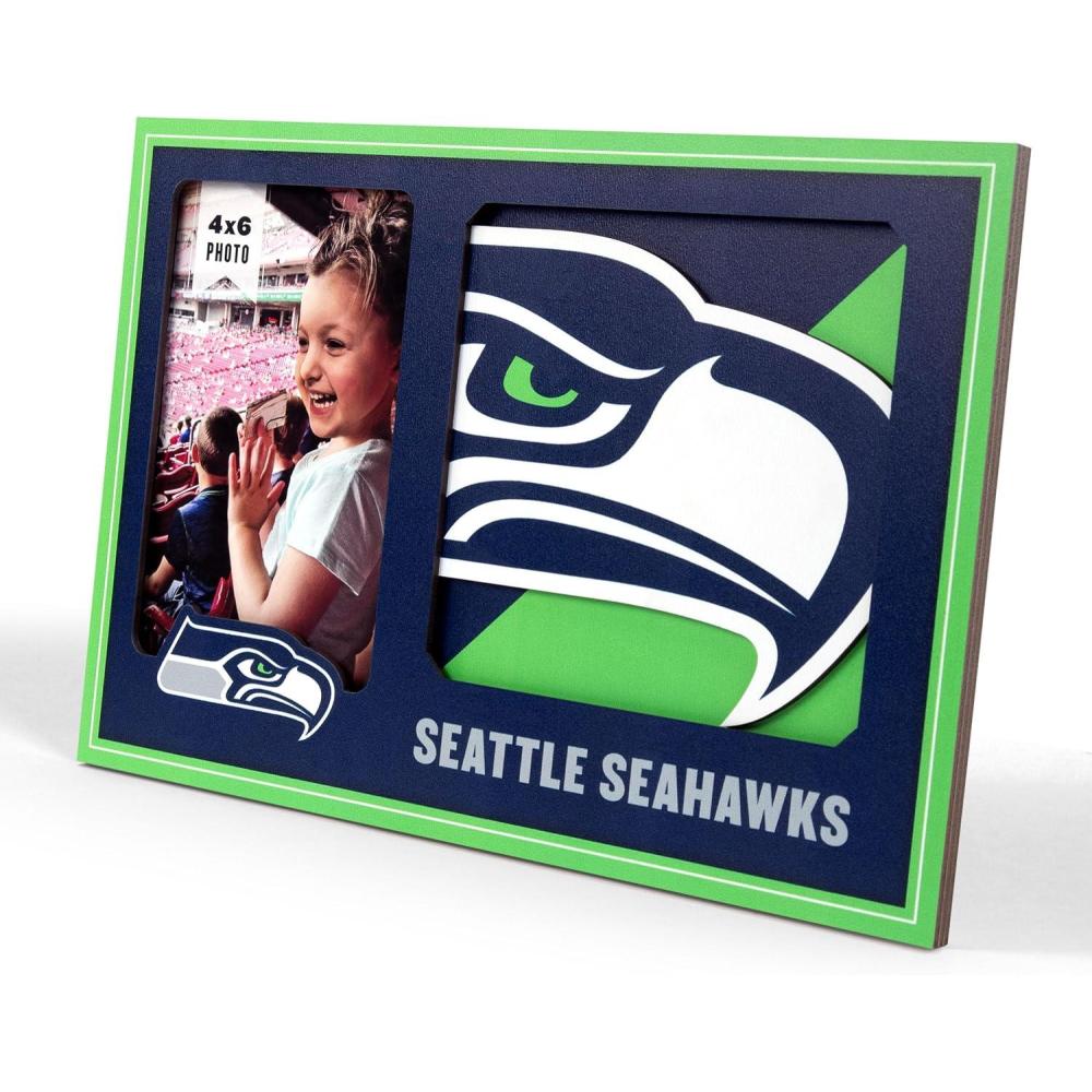 imageYouTheFan NFL 3D Logo Picture FrameSeattle Seahawks