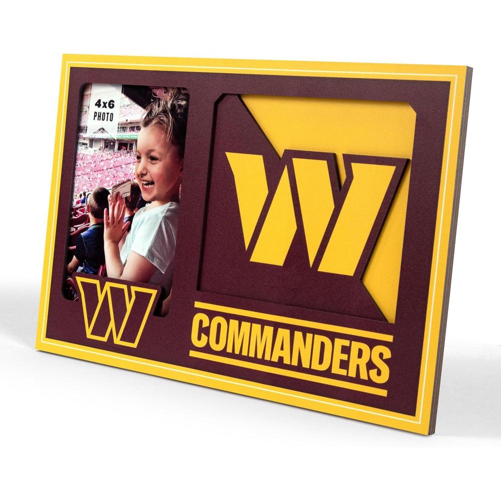 imageYouTheFan NFL 3D Logo Picture FrameWashington Commanders