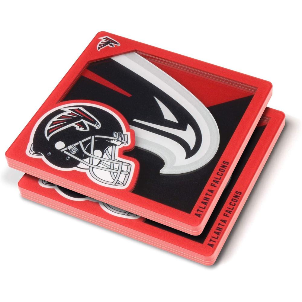 imageYouTheFan NFL 3D Logo Series CoasterAtlanta Falcons