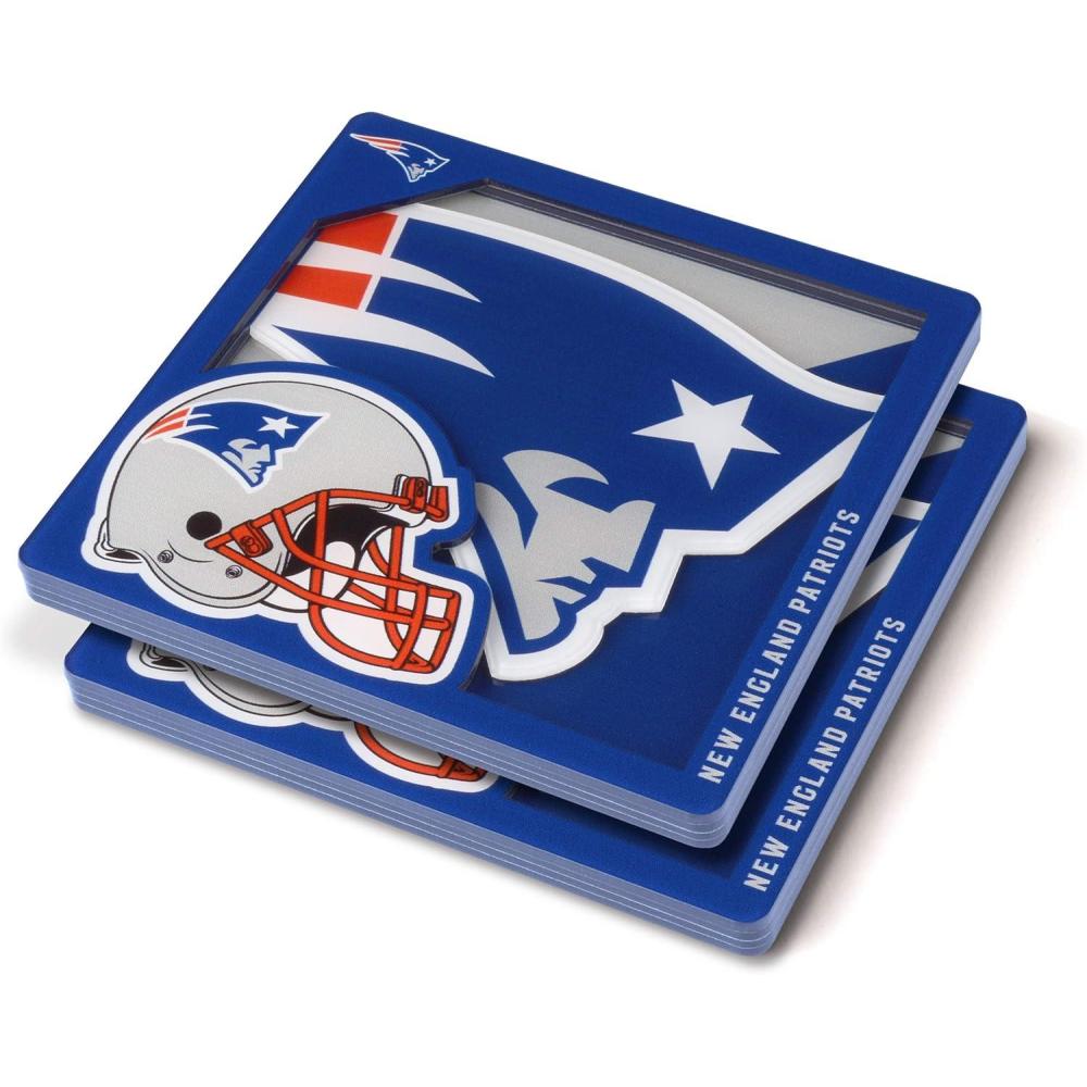 imageYouTheFan NFL 3D Logo Series CoasterNew England Patriots