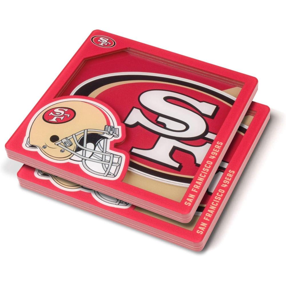 imageYouTheFan NFL 3D Logo Series CoasterSan Francisco 49ers