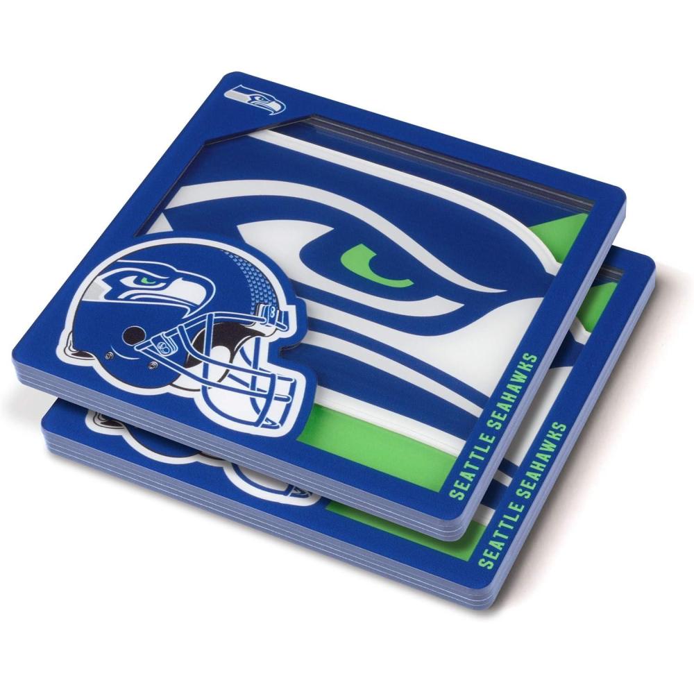 imageYouTheFan NFL 3D Logo Series CoasterSeattle Seahawks