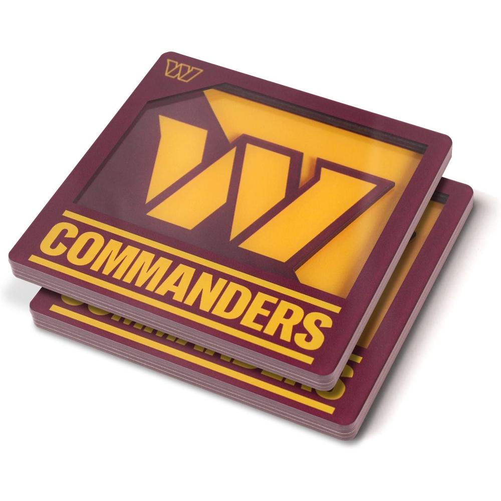 imageYouTheFan NFL 3D Logo Series CoasterWashington Commanders