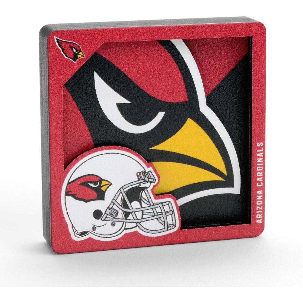 imageYouTheFan NFL Arizona Cardinals 3D Logo Series MagnetsArizona Cardinals