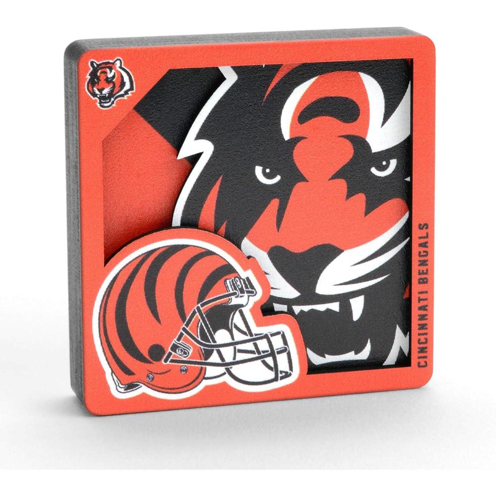 imageYouTheFan NFL Arizona Cardinals 3D Logo Series MagnetsCincinnati Bengals