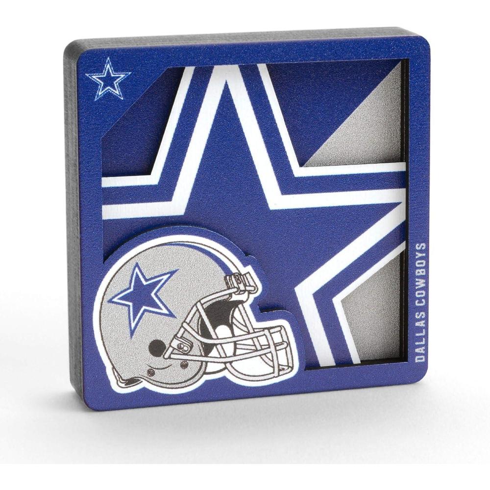 imageYouTheFan NFL Arizona Cardinals 3D Logo Series MagnetsDallas Cowboys