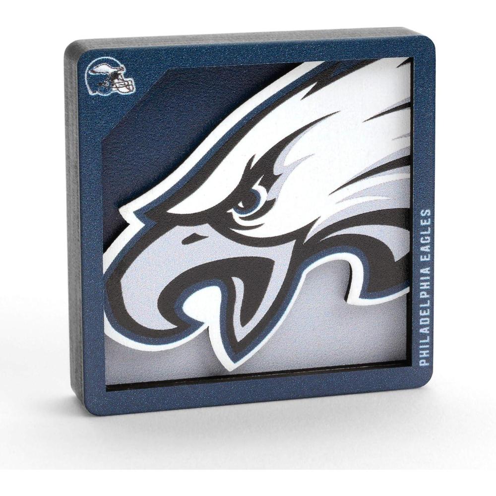 imageYouTheFan NFL Arizona Cardinals 3D Logo Series MagnetsPhiladelphia Eagles
