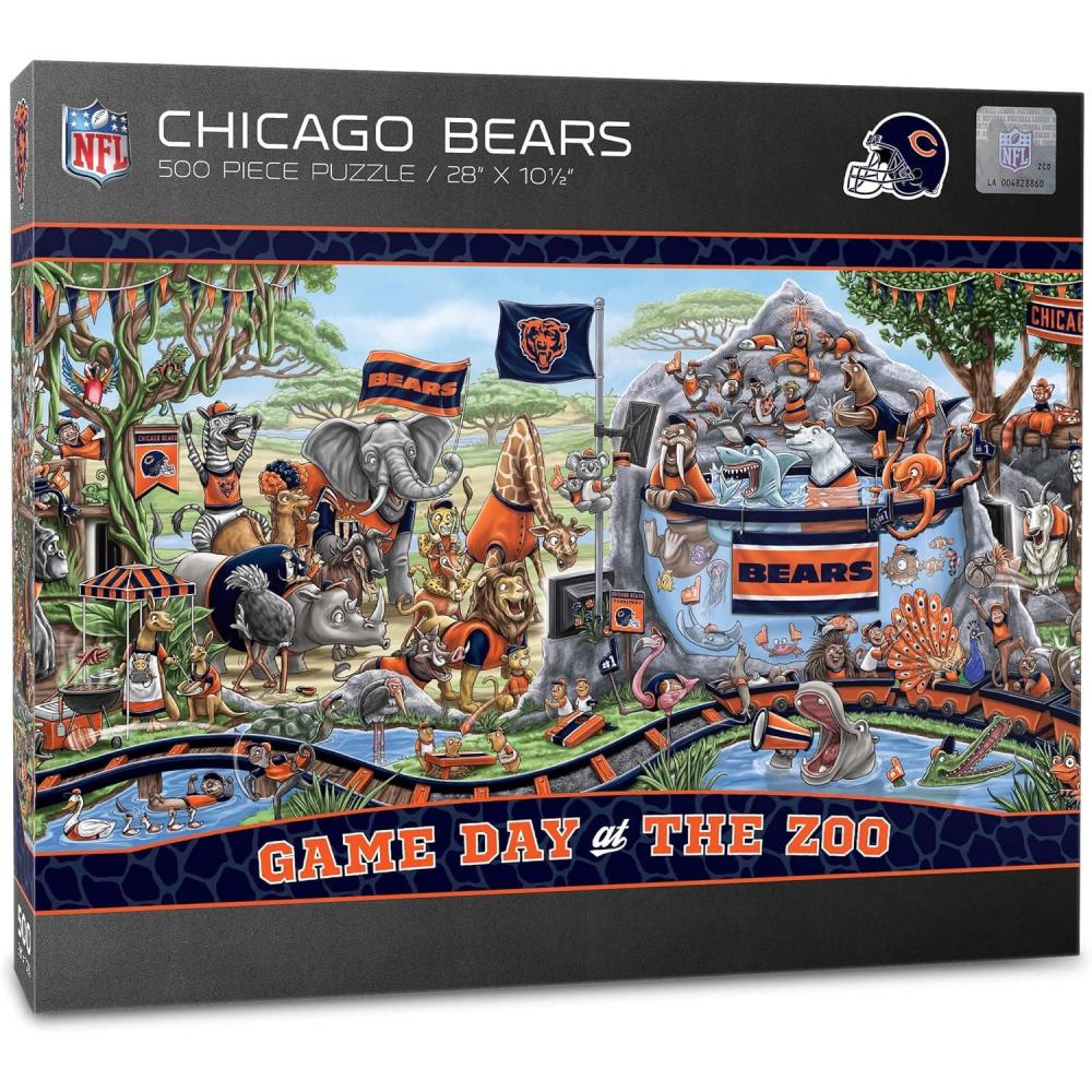 imageYouTheFan NFL Game Day at The Zoo 500pc PuzzleChicago Bears
