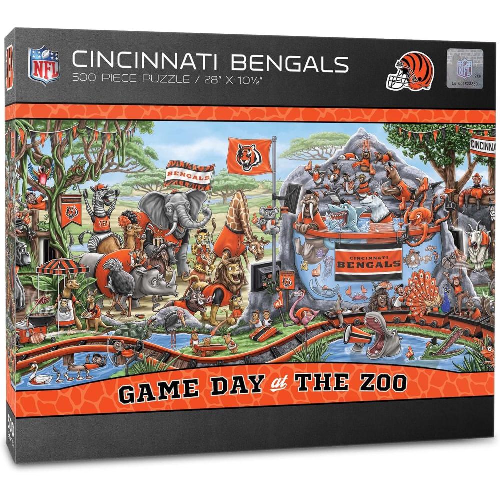 imageYouTheFan NFL Game Day at The Zoo 500pc PuzzleCincinnati Bengals