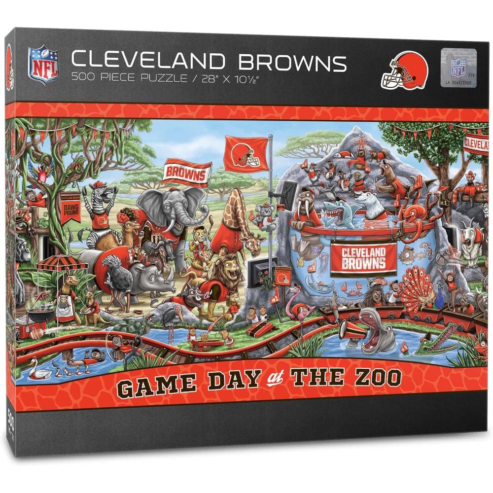 imageYouTheFan NFL Game Day at The Zoo 500pc PuzzleCleveland Browns