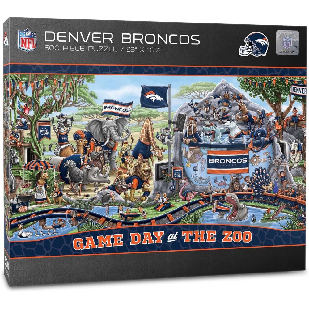 imageYouTheFan NFL Game Day at The Zoo 500pc PuzzleDenver Broncos