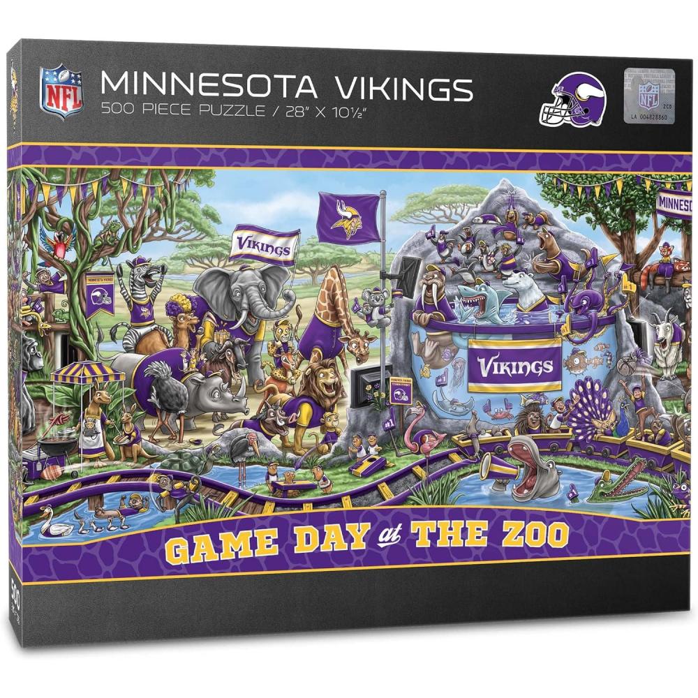 imageYouTheFan NFL Game Day at The Zoo 500pc PuzzleMinnesota Vikings