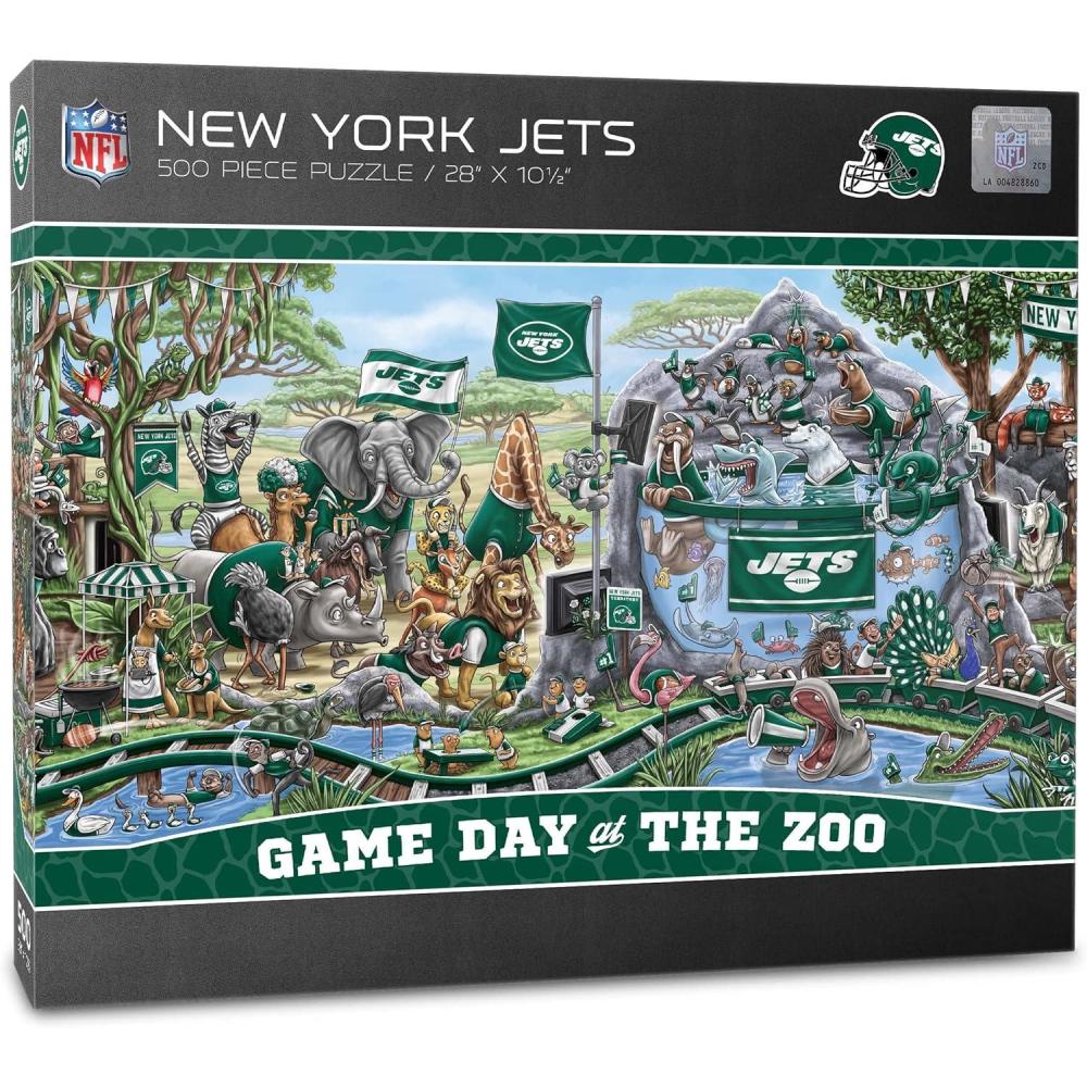 imageYouTheFan NFL Game Day at The Zoo 500pc PuzzleNew York Jets