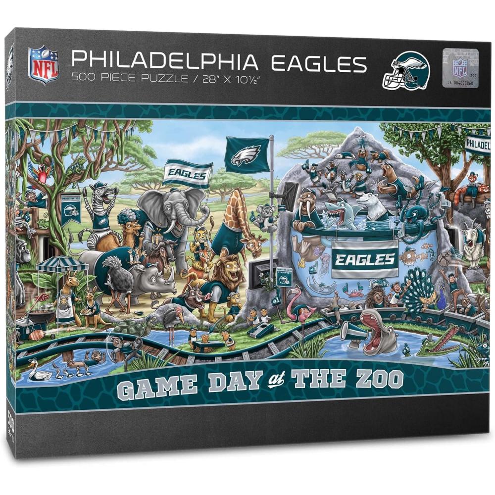 imageYouTheFan NFL Game Day at The Zoo 500pc PuzzlePhiladelphia Eagles