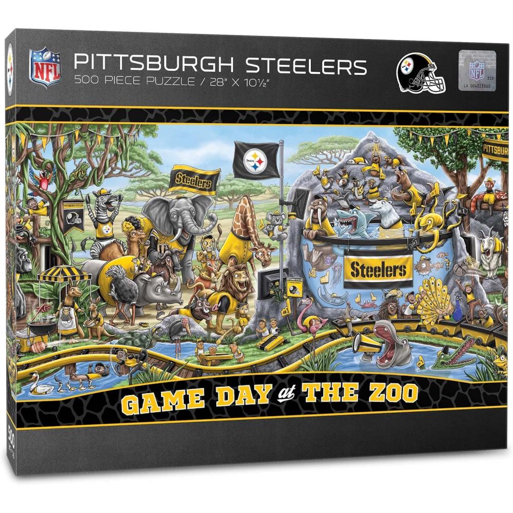 imageYouTheFan NFL Game Day at The Zoo 500pc PuzzlePittsburgh Steelers
