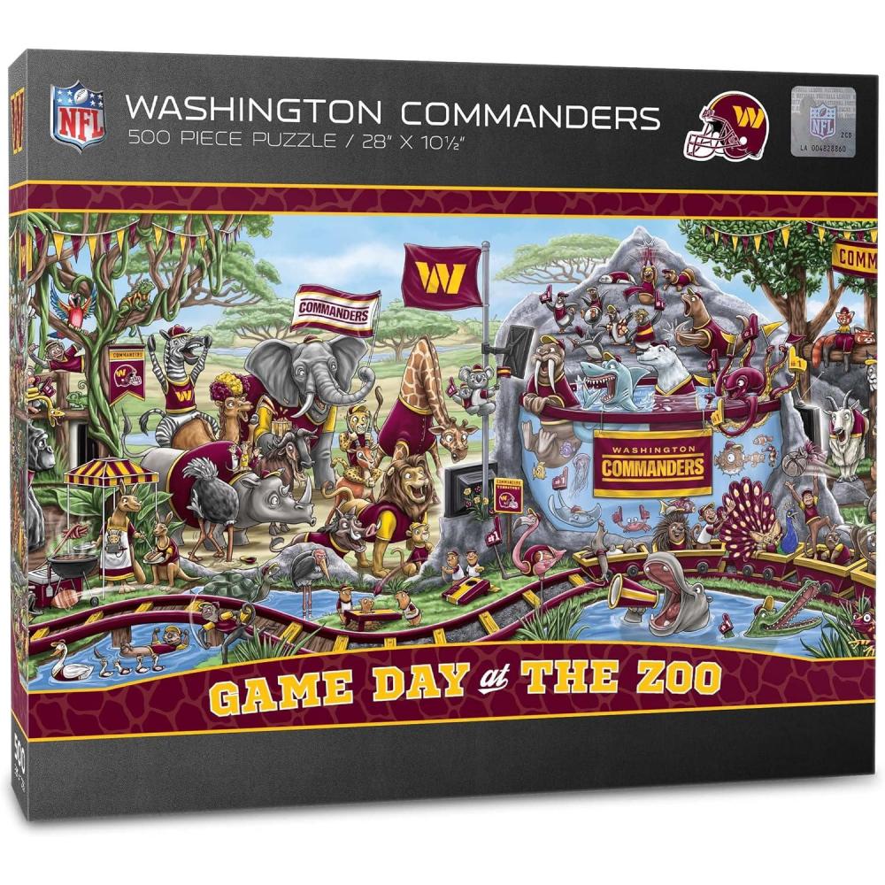 imageYouTheFan NFL Game Day at The Zoo 500pc PuzzleWashington Commanders