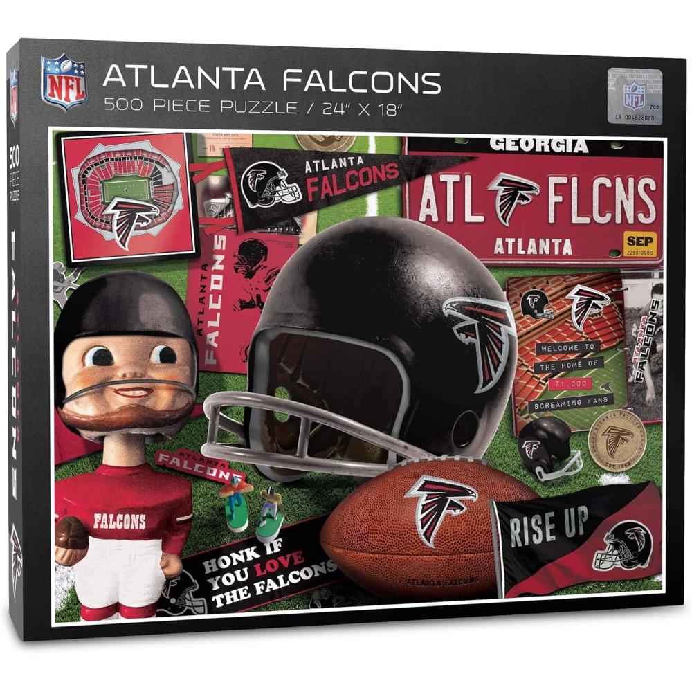 imageYouTheFan NFL Retro Series Puzzle 500 PiecesAtlanta Falcons