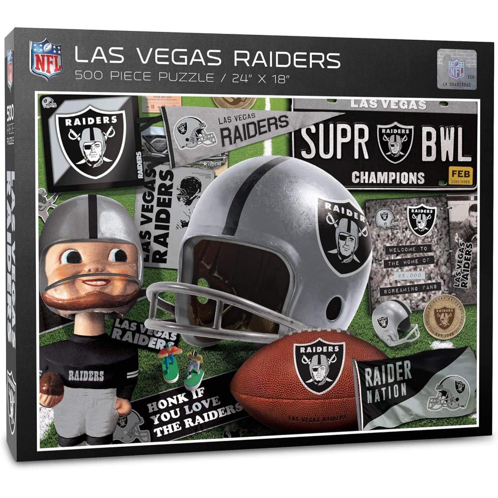 imageYouTheFan NFL Retro Series Puzzle 500 PiecesLas Vegas Raiders
