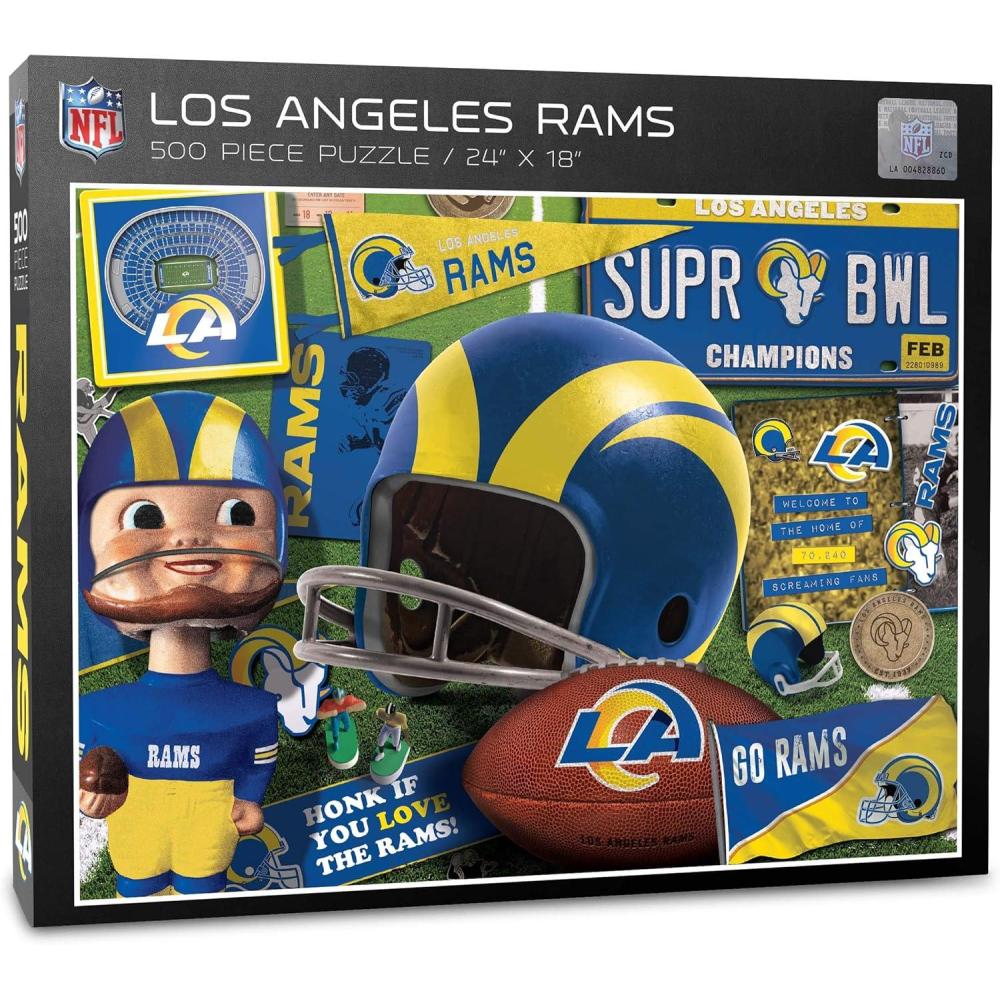 imageYouTheFan NFL Retro Series Puzzle  500 PiecesLos Angeles Rams