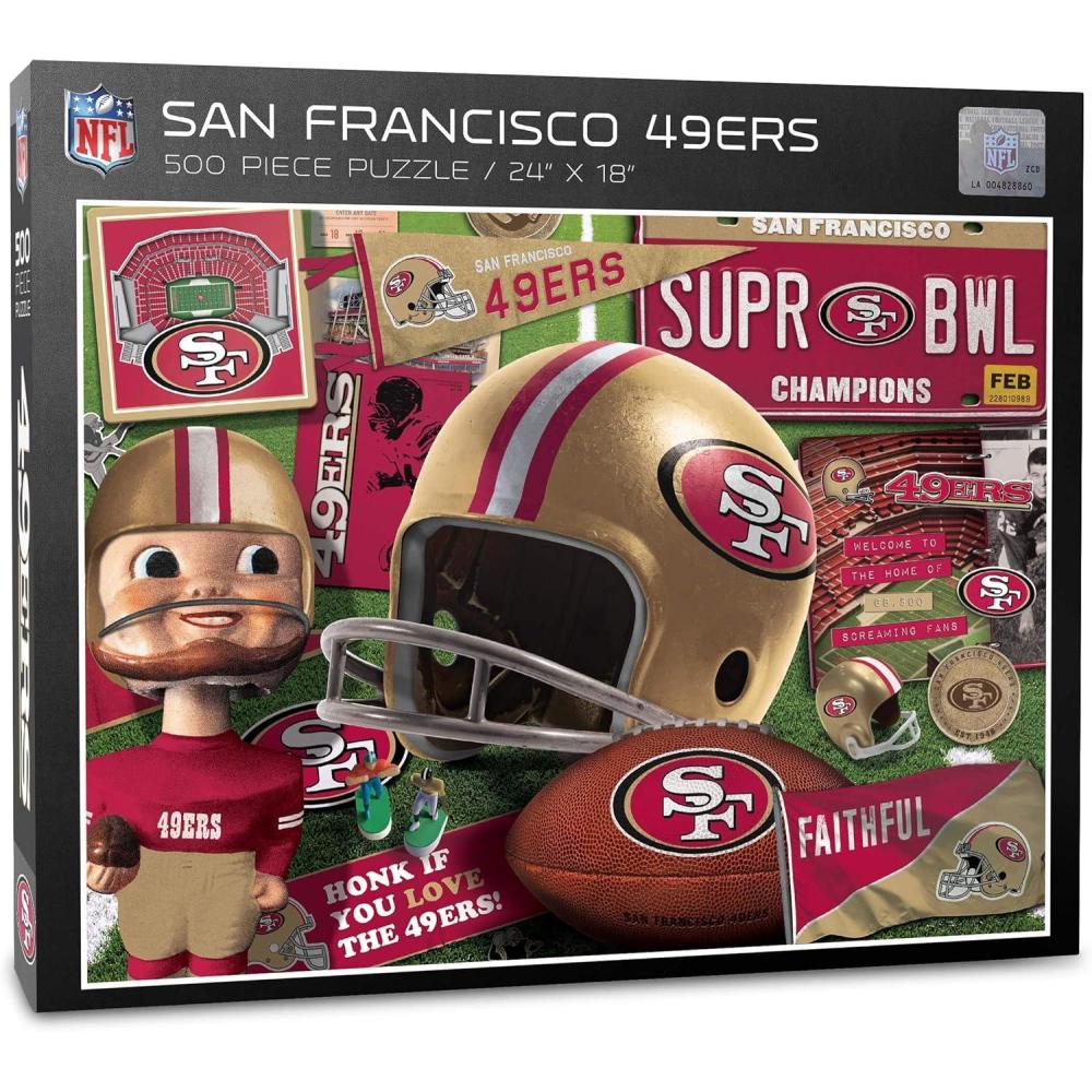 imageYouTheFan NFL Retro Series Puzzle 500 PiecesSan Francisco 49ers
