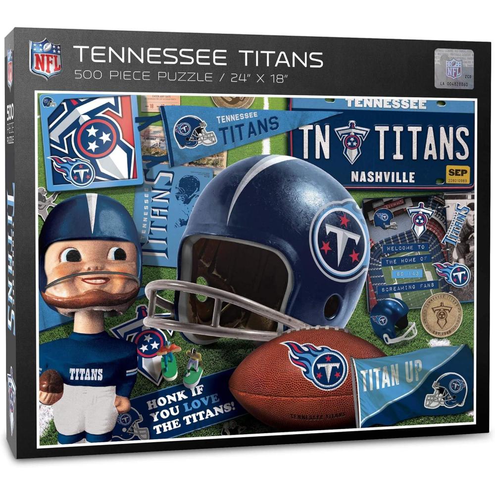 imageYouTheFan NFL Retro Series Puzzle  500 PiecesTennessee Titans