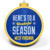 YouTheFan NCAA 3D Logo Series Ornament(West Virginia Mountaineers)