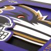 YouTheFan NFL 12×12 Logo Series Wall Art(Baltimore Ravens)