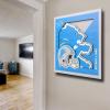 YouTheFan NFL 12×12 Logo Series Wall Art(Detroit Lions)