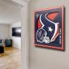 YouTheFan NFL 12×12 Logo Series Wall Art(Houston Texans)