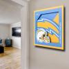 YouTheFan NFL 12×12 Logo Series Wall Art(Los Angeles Chargers)