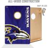 YouTheFan NFL 2’ x 3’ Wood Cornhole Game(Baltimore Ravens)