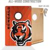 YouTheFan NFL 2’ x 3’ Wood Cornhole Game(Cincinnati Bengals)