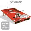 YouTheFan NFL 2’ x 3’ Wood Cornhole Game(Cleveland Browns)