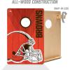 YouTheFan NFL 2’ x 3’ Wood Cornhole Game(Cleveland Browns)